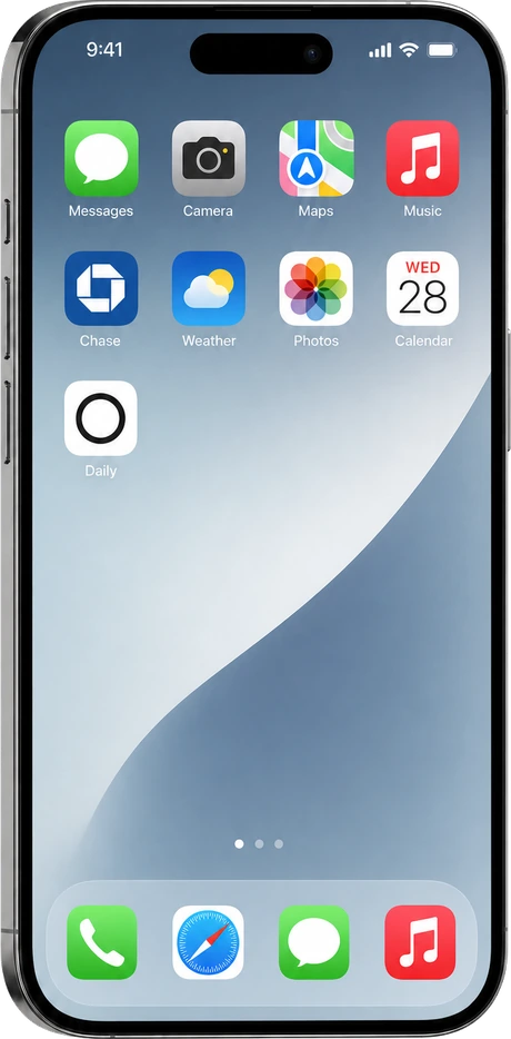 Step 3: Daily appears on your home screen like a native app
